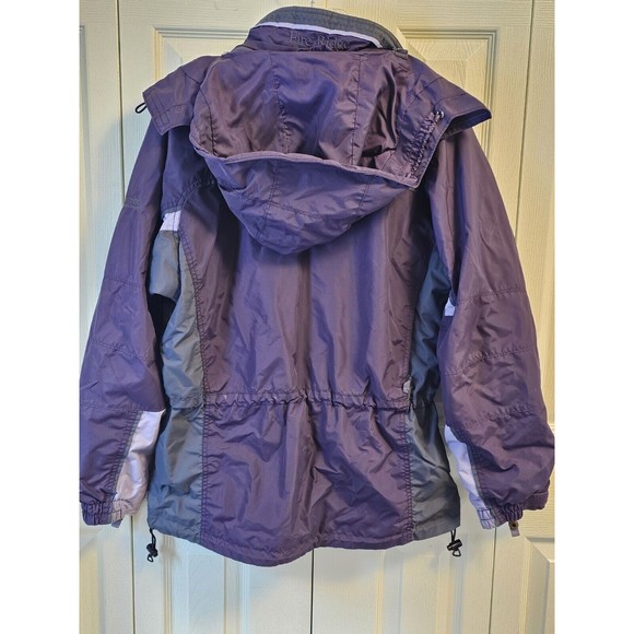 COLUMBIA FIRE RIDGE LIGHT SHELL LINED JACKET , Purple Grey SIZE M Pockets! - Picture 3 of 9